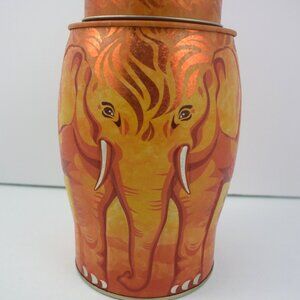 Williamson Tea Collectible Elephant Tin Caddy Canister